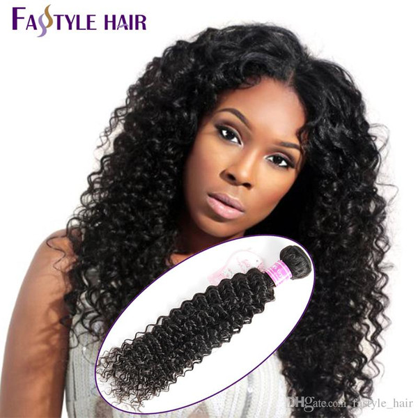 Wholesale Fastyle Malaysian Kinky Deep Curly Extensions UNPROCESSED Mink Brazilian Peruvian Indian Virgin Human Hair Bundles 5pc/lot Cheap