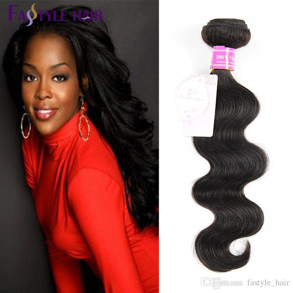 New Arrivals!!Wholesale Fastyle Malaysian Body Wave TOP Quality Brazilian Peruvian Indian Human Hair Extensions FREE SHIPPING 4pcs/lot Cheap