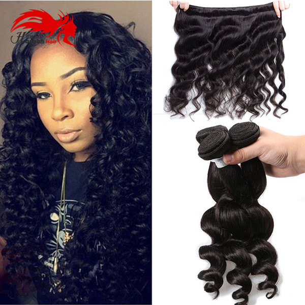 Mink Brazilian Virgin Hair 4 Bundles Brazilian Loose Wave Virgin Hair Human Hair Weave Bundles Brazilian Loose Wave Hannah