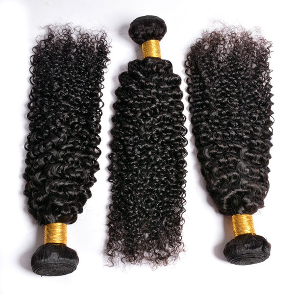 Brazilian Virgin Kinky Curly Human Hair 3 4 Bundles Peruvian Curly Body Human Hair Extension Lace Closure and Frontal