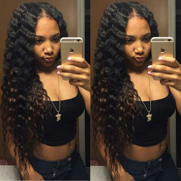 Brazilian hair weave bundles deep wave 4 pcs curly weave human hair bundles 10-26 inch deep curly brazilian hair bundles 