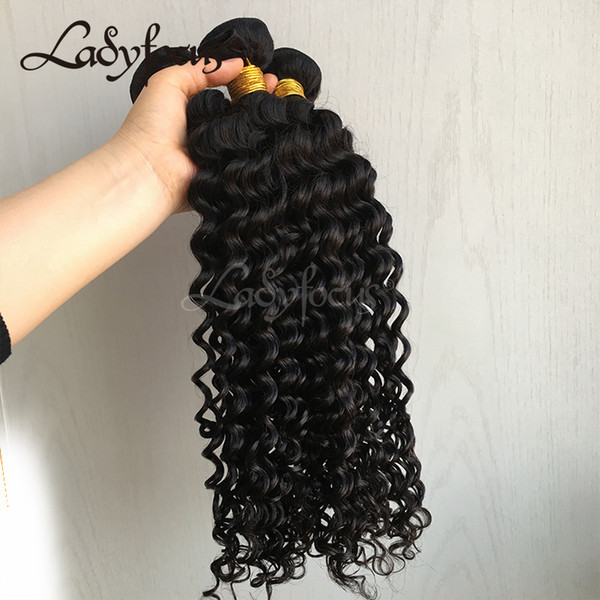 Unprocessed 8A Brazilian Virgin Hair Deep Wave Human Hair Extensions 3Pcs Lot Cheap Wholesale Virgin Peruvian Hair Weave Double Weft