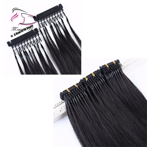 New Products Customized Color Available 6D Human Hair Extensions #1B Highlight 25grams/bag Can Be Styled With Iron