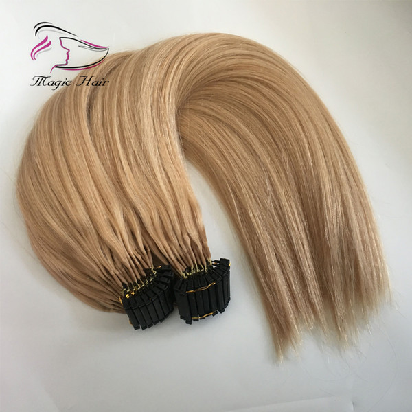 Evermagic 6D Hair Extensions 27# Color 14 inch to 26 inch 8A Human Hair Extensions Can be Dyed according to the requirement