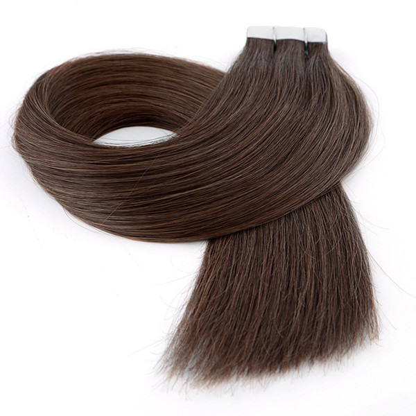 Malaysian Peruvian Brazilian Inaian Hair Tape In Human Hair Extensions 100g 40pcs Mac Makeup Extensions De Cheveux DHgate