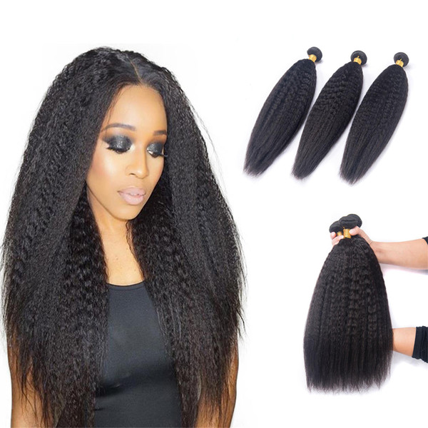 7A Brazilian Virgin Human Hair Weave Bundles Unprocessed Brazillian Peruvian Indian Malaysian Cambodian Kinky Straight Remy Hair Extensions