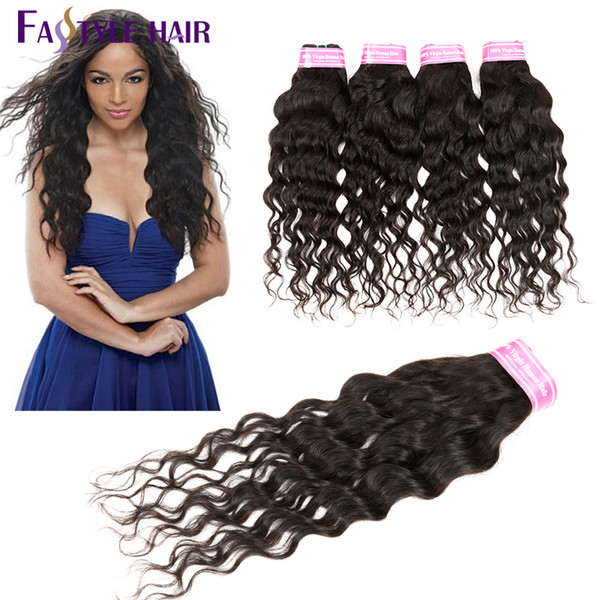 Bestseller!Fastyle Brazilian Natural Wave Hair Extensions 5pc/lot UNPROCESSED Mink Peruvian Malaysian Indian Virgin Human Hair Bundles Cheap