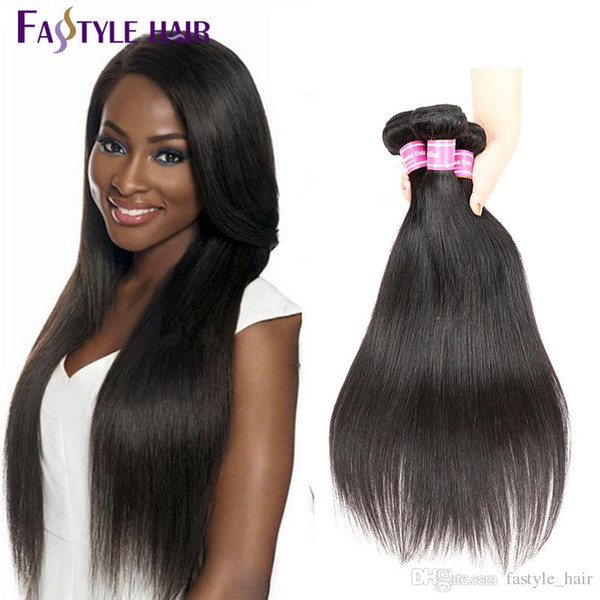 Wholesale Brazilian Straight Hair Bundles 5pcs/lot TOP Quality Hair Weave Peruvian Malaysian Indian Unprocessed Virgin Hair Extensions