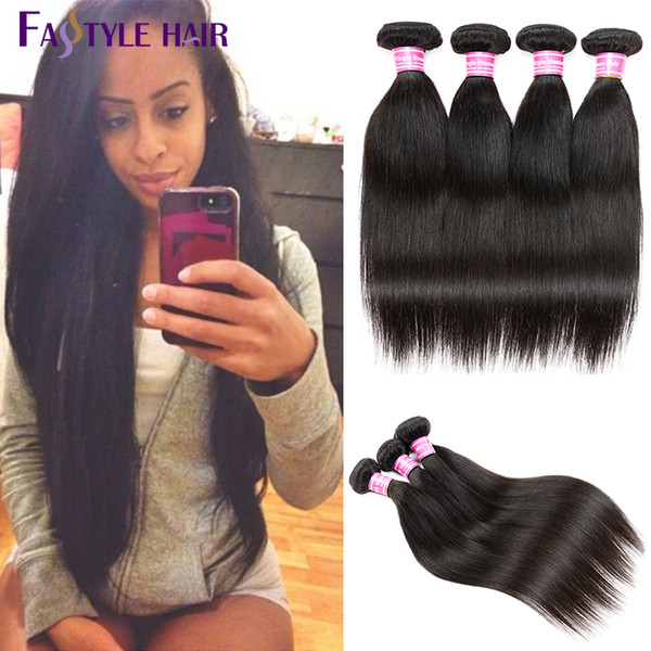 New Arrival!Fastyle Indian Straight Weave 5pc/lot Brazilian Peruvian Malaysian Unprocessed Virgin Hair Bundles High Quality Reasonable Price