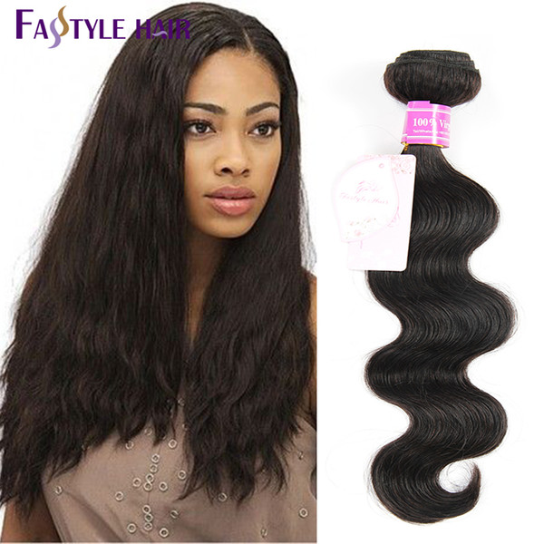 Hot Selling!Malaysian Body Wave Extensions Natural Black UNPROCESSED Brazilian Peruvian Indian Virgin Human Hair Bundles Top Quality Cheap