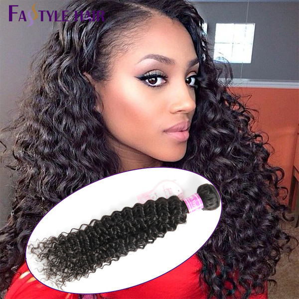 New Trend!Fastyle Mink Peruvian Kinky Deep Curly Extensions 4pc/lot Unprocessed Brazilian Malaysian Indian Virgin Human Hair Bundles Dyeable