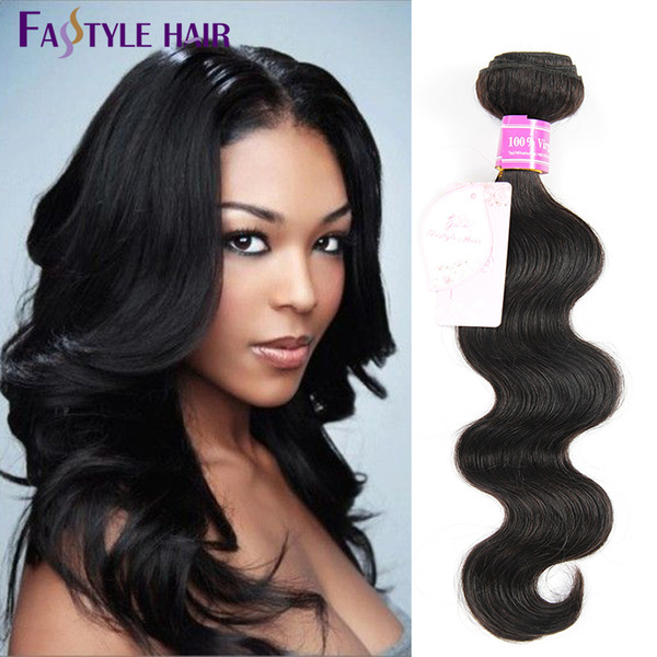 Wholesale!Fastyle Malaysian Body Wave Extensions 5pc/lot Cheap UNPROCESSED Brazilian Peruvian Indian Virgin Human Hair Bundles Dyeable