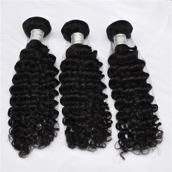 Brazilian Weaves Human Hair Bundles Deep Curly Wefts Unprocessed 10-26Inch Indian Peruvian Malaysian Cambodian Human Hair extensions