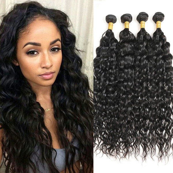 Indian Italy Wave Hair Bundles 4 Pieces 400g 100% Human Hair Weave Bundles 8-30 inch Can Be Bleached 