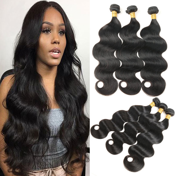 Indian Body Wave Weaves 3 bundles Can Be Mixed 8-30inch Non Remy Hair Human Hair Weaving Hair Extensions