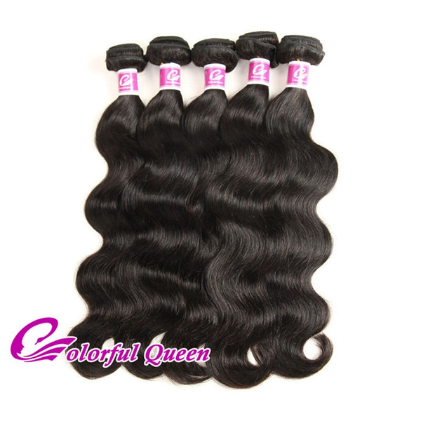 Colorful Queen Peruvian Virgin Hair 10pcs/set Wholesale Peruvian Body Wave Straight Wavy Curly Virgin Peruvian Human Hair Weaves Extension