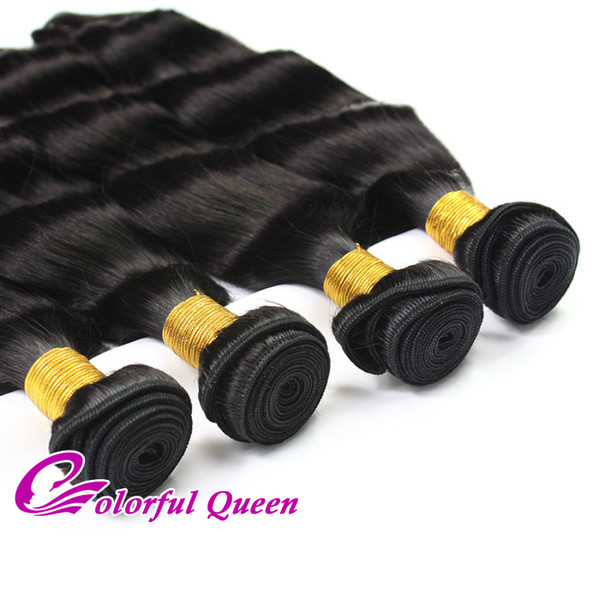 Malaysian Body Wave Virgin Hair Extensions 4 Bundles Deals Malaysian Virgin Hair Body Wave Colorful Queen Wavy Human Hair Weave Bundles