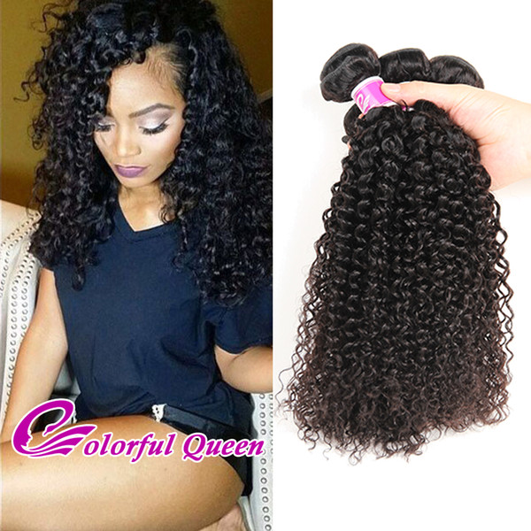 Cheap 4 Bundles Brazilian Afro Kinky Curly Human Hair Weft 400g Brazilian Virgin Hair Extension Jerry Curl Unprocessed Human Hair Weave Weft