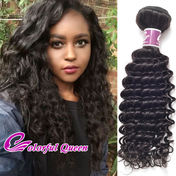 Indian Deep Curly Virgin Hair Weaves 3 Bundles 300g/Lot 100% Unprocessed Human Hair Extensions Deep Wave Brazilian Malaysian Peruvian Hair