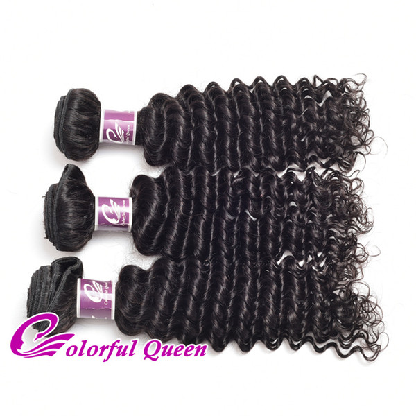 Peruvian Deep Wave Curly Hair Weaves 3pcs 4pcs Peruvian Deep Curly Wave Virgin Unprocessed Human Hair Bundles Peruvian Virgin Hair Deep Wave