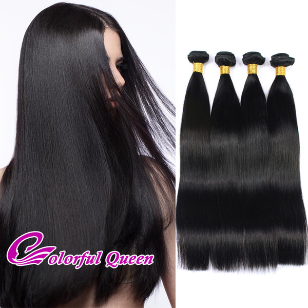 Cheap Malaysian Virgin Hair Silk Straight 4pcs 400g Human Hair Extensions Peruvian Brazilian Indian Natural Wet Wavy Human Virgin Hair