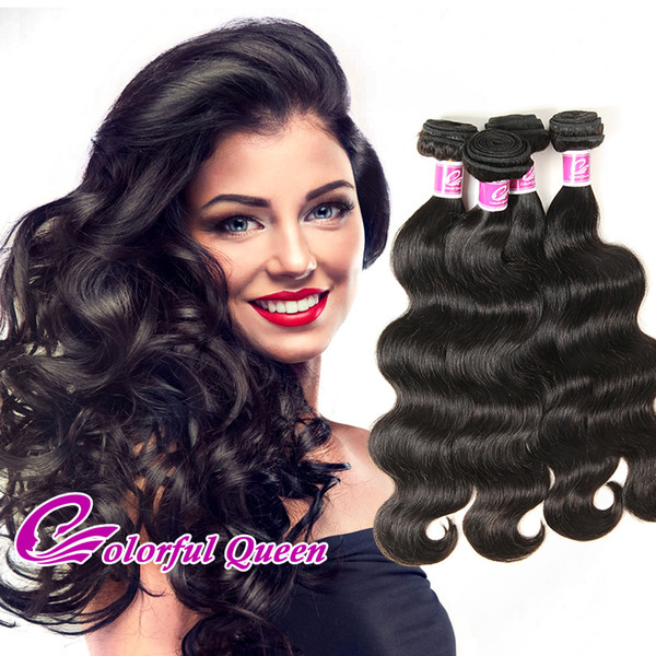 Malaysian Virgin Hair Products Body Wave 4pcs 400g Human Hair Extensions Peruvian Brazilian Indian Natural Curly Virgin Hair Bundle Bodywave