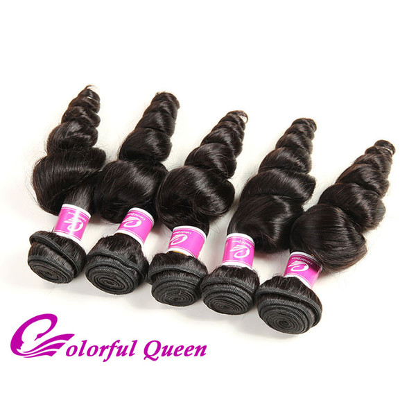 Malaysian Virgin Hair Extensions Loose Wave 3pcs 4pcs Malaysian Wavy Human Hair Weave Wet Wavy Malaysian Virgin Hair Bundles Loose Wave