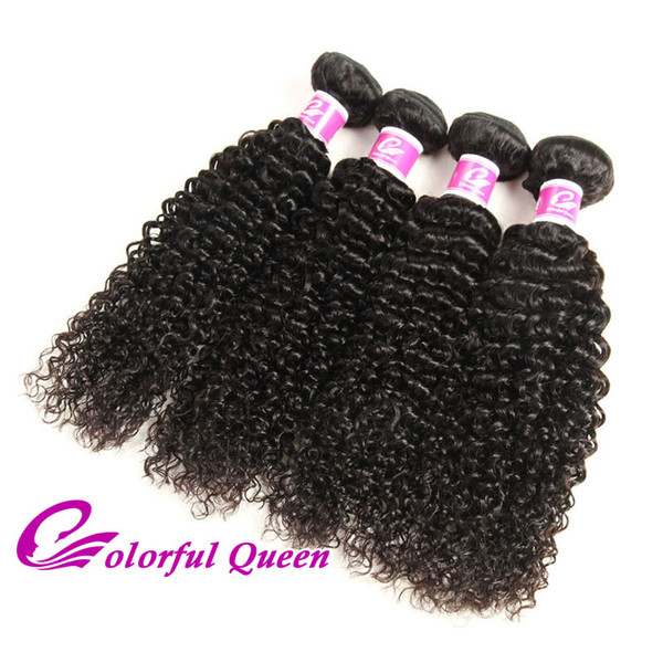 Peruvian Virgin Afro Kinky Curly Hair Bundles 4 Pcs Unprocessed Human Hair Weave Cheap Peruvian Curly Hair Extensions For Black Women