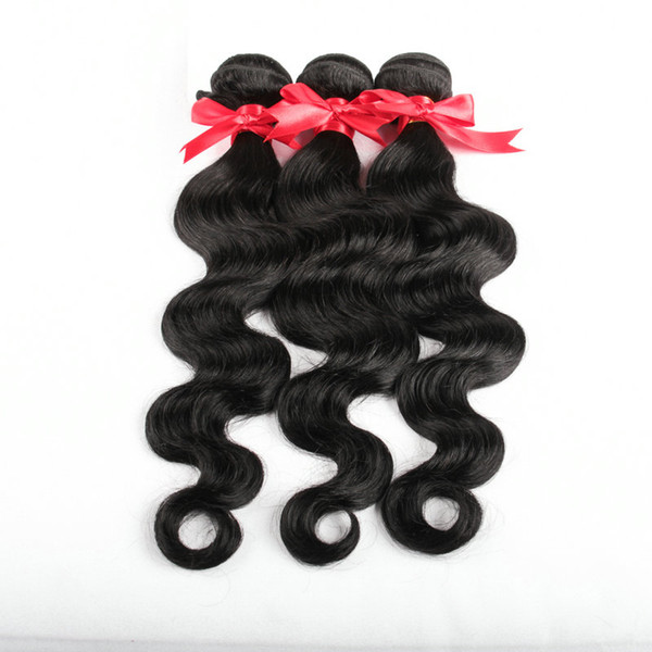 Yavida Body Wave 3 Bundles Unprocessed Brazilian Body Wave Human Hair Extensions Double Weft No Shedding Virgin Hair Weaves 10-28 Inch