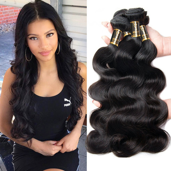 Yavida Virgin Malaysian Body Wave 3 Bundles Unprocessed Human Hair Body Wave Extensions 8A Malaysian Hair Weave Can be Dyed