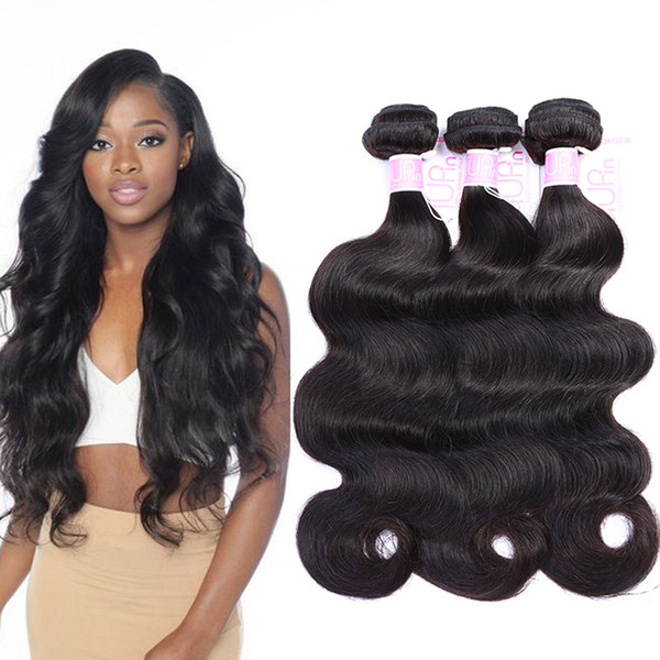 Cheap Remy Brazilian Hair Body Wave 3 Bundles Wet And Wavy Human Hair Weave Raw Unprocessed Indian Peruvian Brazilian Virgin Hair Extensions