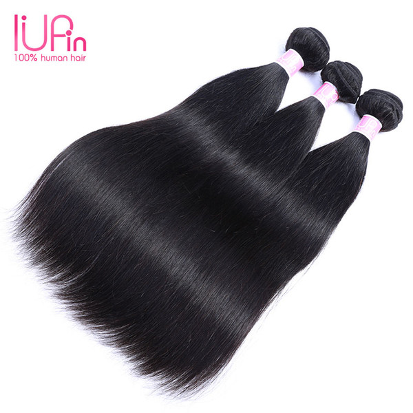 Brazilian Human Hair 3 Bundles Soomth Silky Brazilian Virgin Human Hair Straight Hair Weaves Unprocessed Natuaral Black Dyeable