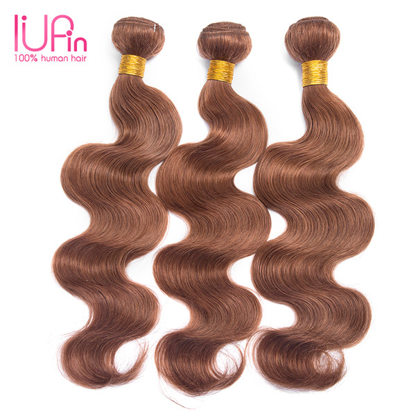 Color#30 Body Weaves Human Hair Weaving Malaysian Brazilian Combodian Virgin Hair Weft IUPin 3 Bundles a Lot Brazilian Peruvian Body Wave