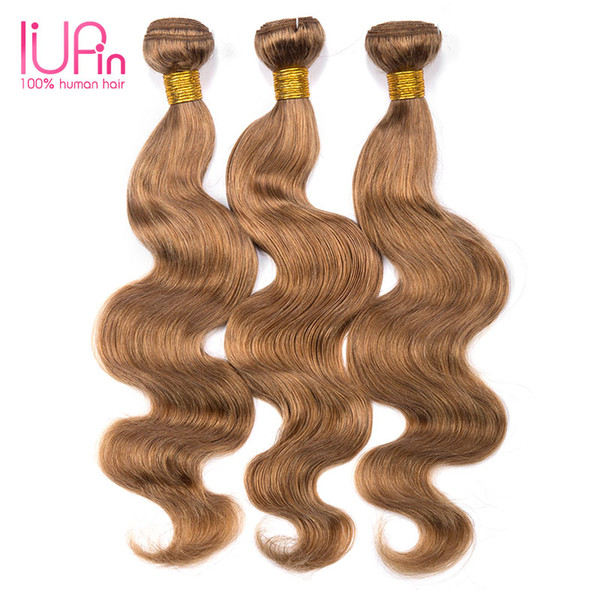 3 Pieces Color#27 Brazilian Hair Body Weaves Human Hair Weaving Peruvian Body Wave Malaysian Brazilian Combodian Virgin Hair Weft IUPin Hiar