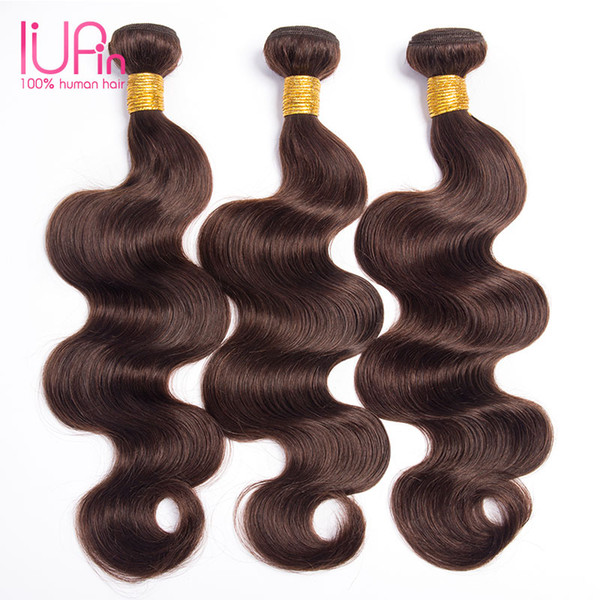 Brazilian Hair Body Weaves 3 Pieces Color 2 Human Hair Weaving Peruvian Body Wave Malaysian Indian Combodian Virgin Hair Weft IUPin Hiar