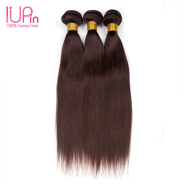 3 Pieces Color#2 Human Hair Straight Weaves Brazilian Virgin Hair Unprocessed Peruvian Straight Wave Malaysian Indian Combodian Hair Weaving