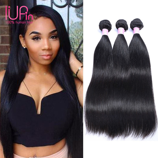 8A Peruvian Virgin Hair 3 Bundles Unprocessed Brazilian Virgin Hair Straight Human Hair Indian Weave Malaysian Combodian Straight Wave