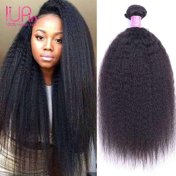 Hair Bundles For Wholesale Indian Hair Weave Yaki Hair Weft 100% Unprocessed Afro Kinky Straight Weave Extensions 8''-28'' 3 Bundles/Lot