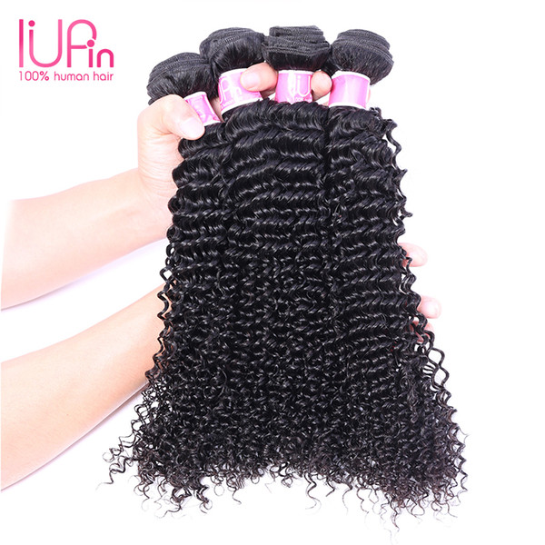 Brazilian Kinky Curly Hair Natural Black 4 Bundles UNPROCESSED Brazilian Curly Virgin Hair Double Weft Brazilian Human Curly Hair Extensions