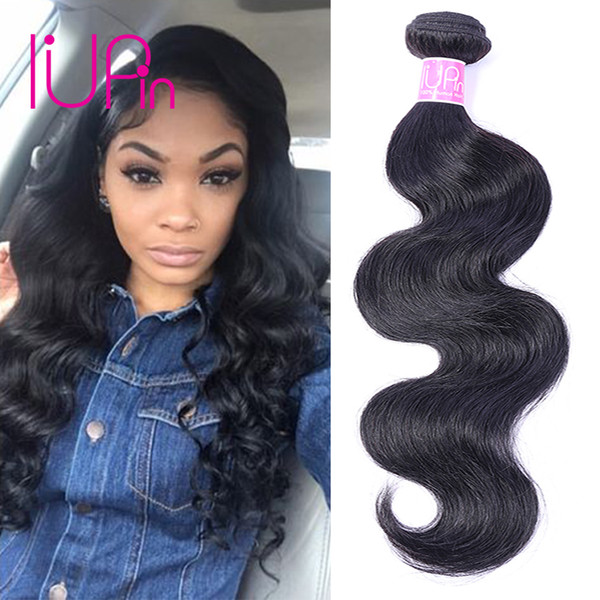 4 Bundles Human Hair Body Wave 100% Unprocessed Virgin Hair Weaves Brazilian Malaysian Peruvian Indian Hair Weft Brand IUPin Free