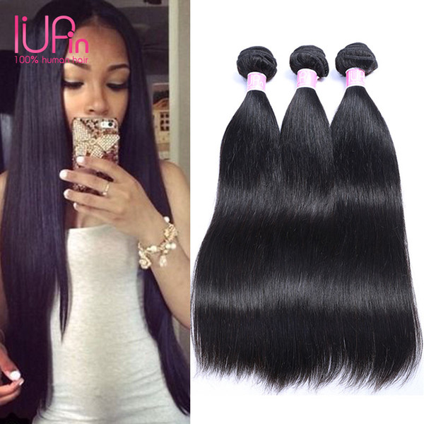 Peruvian Hair Straight Wave 3 Bundles 100% Unprocessed Virgin Brazilian Malaysian Peruvian Indian Hair Straight Human Hair Weaving