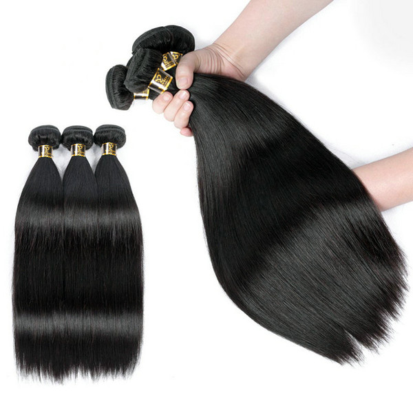 Silky and Soft Brazilian Hair Bundles Straight Human Hair Bundles Good Quality Brazilian Straight Virgin Hair 3 Bundles