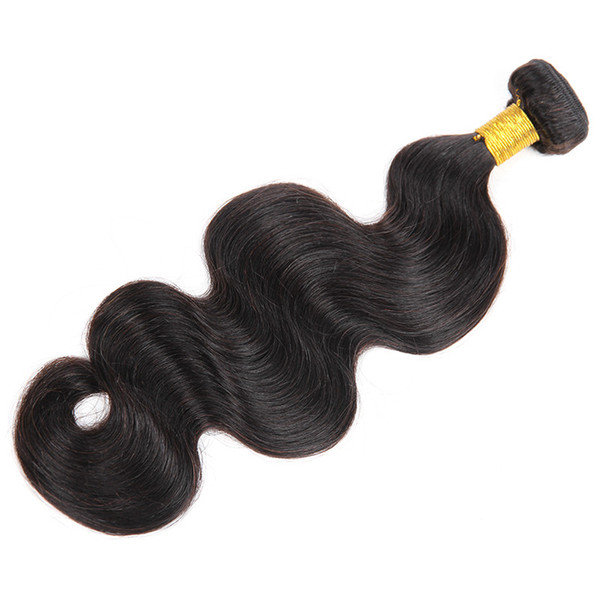 8A Grade Malaysian Body Wave Hair Bundles 100% Unprocessed Human Hair Weave Natural Color For Black Women