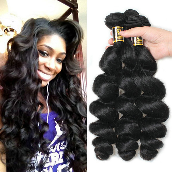 New Arrival Indian hair 100% Virgin Hair Extension 3 Bundles Deals Malaysian loose Wave Soft double weft Bundles