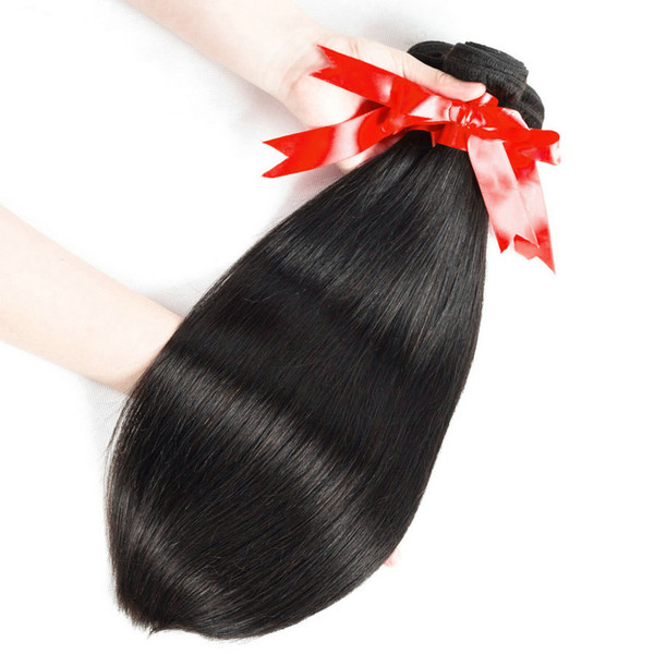 Silky Straight Hair 3/4PCS Virgin Human Hair Extensions Cheaper Silky Brazilian Straight Human Hair Bundles