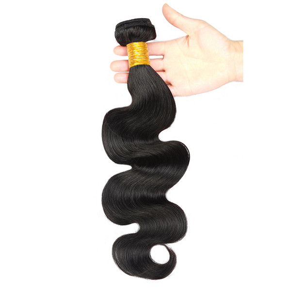 8A Virgin Peruvian Body Wave Hair Bundles 100% Unprocessed Remy Human Hair Body Weave 100G Per Bundle Natural Color For Black Women