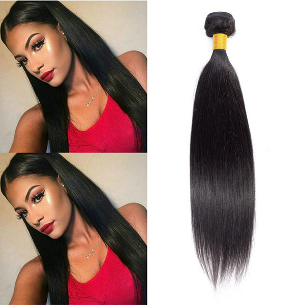 8A Virgin Peruvian Straight Weave Hair Bundles 100% Unprocessed Human Hair Extension Peruvian Straight Hair Bundles machine double weft