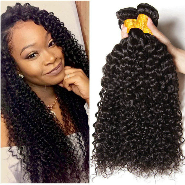 Musi 8A Virign Hair Brazilian Kinky Curly Hair Bundles 4pcs/lot 100% Unprocessed Human Hair Extension Brazilian Kinky Curly Weave Bundles