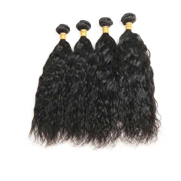 Malaysian Virgin Hair Natural Wave 4Bundles/Lot Unprocess Human Hair Weave 