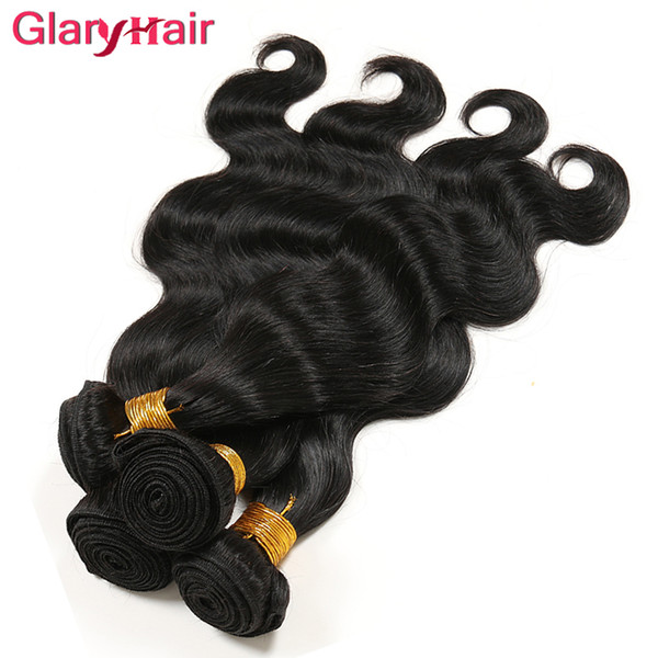 Best Selling Glary New Hair Style Brazilian Body Wave Human Hair Extensions Remy Human Hair Weaves Malaysian Indian Peruvian Bundles